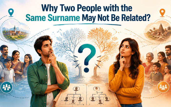 Same Surname Indian Family Tree