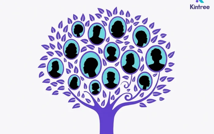 Family tree showing generations and ancestry.